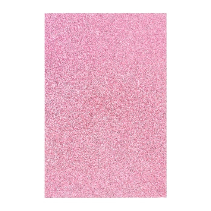 Набор "Пенка с блёстками" А4, 10 листов, 10 цветов, толщина 2 мм