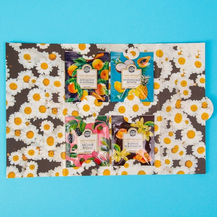 Чай в наборе &laquo;На счастье&raquo;, 4 пакетика x 1,8 г.