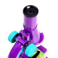 Микроскоп &laquo;Юный биолог&raquo;, кратность увеличения x450, x200, x100, с подсветкой