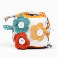 Развивающий бизикубик мягкий &laquo;Зверята&raquo;, погремушка, пищит, шуршит, Крошка Я