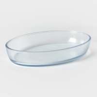 Блюдо стеклянное для запекания овальное, 35,6&times;25&times;6,5 см