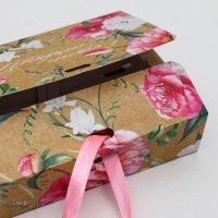 Коробка подарочная, упаковка, &laquo;Цветущего счастья&raquo;, 16,5 х12,5 х5 см