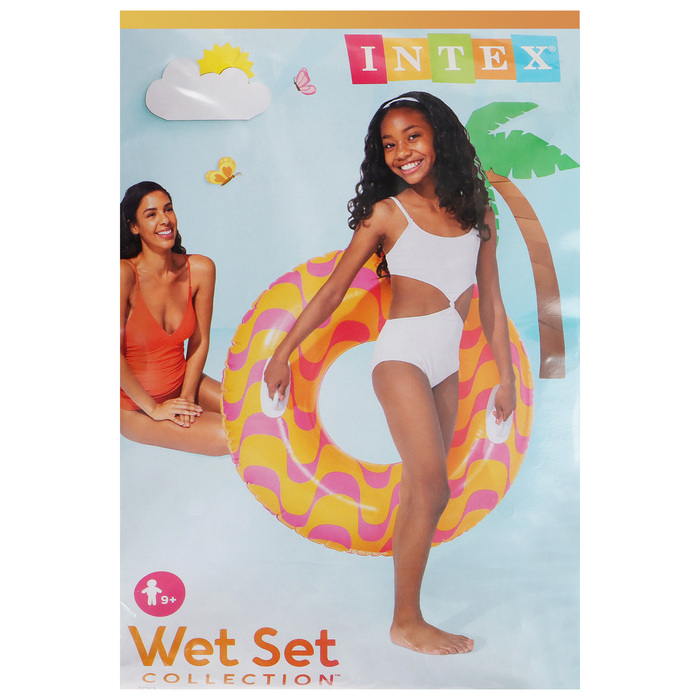 Круг для плавания &laquo;Водоворот&raquo;, d=91 см, от 9 лет, цвет МИКС, 59256NP INTEX