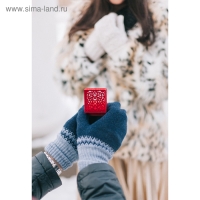 Футляр бархатный под кольцо &laquo;Кружево&raquo;, 6&times;6, цвет красный