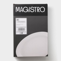 Форма для выпечки из жаропрочной керамики Magistro White gloss, 2,5 л, 34&times;22&times;6,5 см