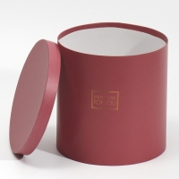 Набор круглых коробок 5 в 1, упаковка подарочная, &laquo;Пантон 06&raquo;,15 х 15 х 15 - 23 х 23 х 25 см