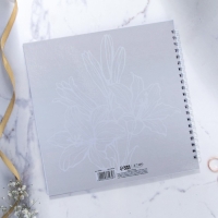 Книга пожеланий на свадьбу &laquo;В день нашей свадьбы&raquo;, на пружине, 21,5 х 21 см.