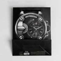 Пакет подарочный ламинированный вертикальный, упаковка, &laquo;Мужская элегантность&raquo;, M 25.5 х 30 х 9 см