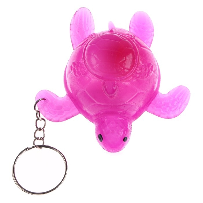 Мялка &laquo;Черепашка&raquo; на брелоке, цвета МИКС