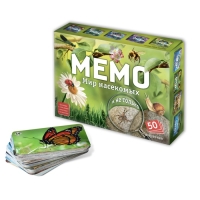 Настольная игра &laquo;Мемо мир насекомых и не только&raquo;