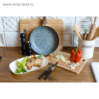 Блюдо керамическое &laquo;Жемчуг&raquo;, 28&times;18 см, цвет белый