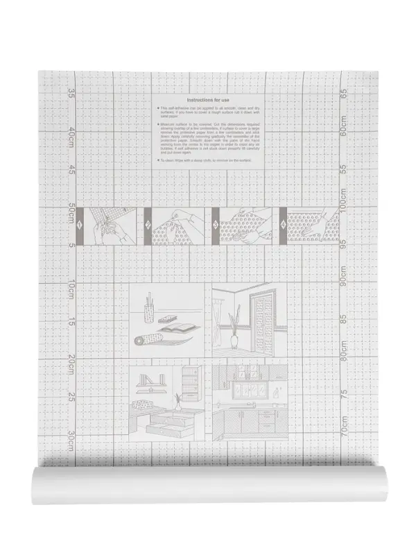 Пленка самоклеящаяся D&B 5570, белая, 0,45х8м