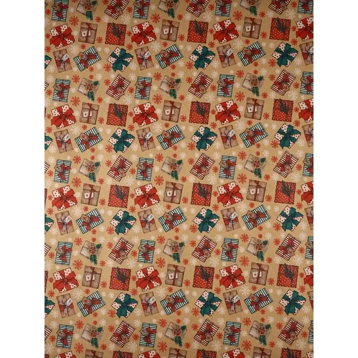 Набор упаковочной бумаги &laquo;Зимние истории&raquo;,4 листа, 70 &times; 100 см