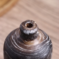 Ваза "Лаура" дерево Джати, 9х9х14 см, цв. темно-коричневый