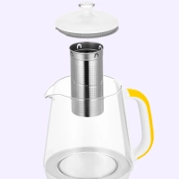 Чайник электрический стеклянный КТ-6755 - 1.7 л