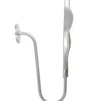 Крючок для штор CAPPIO KS040, цвет серебро с золотом, набор 2 шт