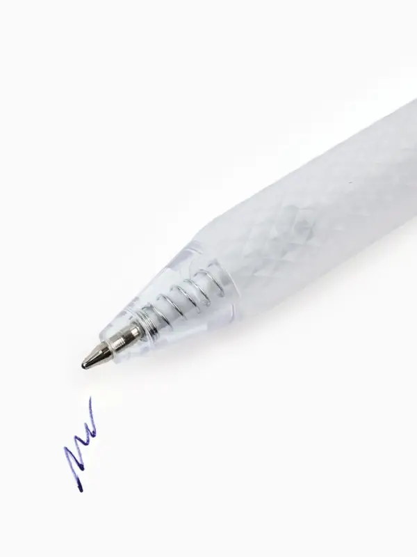 Ручка шариковая с резиновым держателем "Панда", синяя паста 0.5 мм