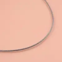 Спицы круговые, для вязания, с тефлоновым покрытием, с металлическим тросом, d=3 мм, 14/80 см