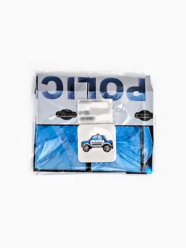 Воздушный шар фольгированный 35" 3D &laquo;Полицейская машина&raquo;, под воздух