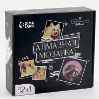 Алмазная мозаика 12 в 1 &laquo;Мемы&raquo;, 14,5 х 14,5 см