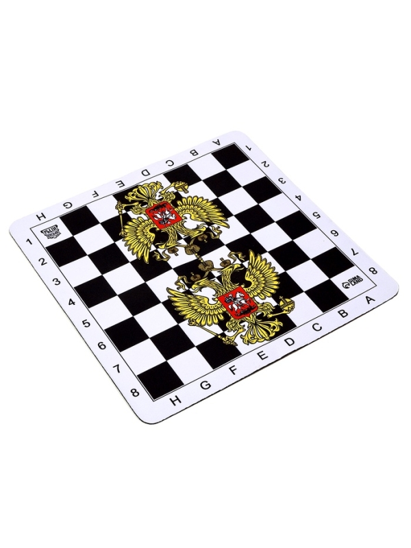 Шахматное поле "Герб" 30 х 30 х 0.2 см, каучук
