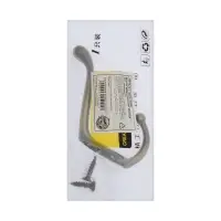 Крючок мебельный ТУНДРА TKd=015, двухрожковый, бронза