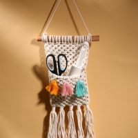 Кармашек текстильный, подвесной 22х50 см, белый