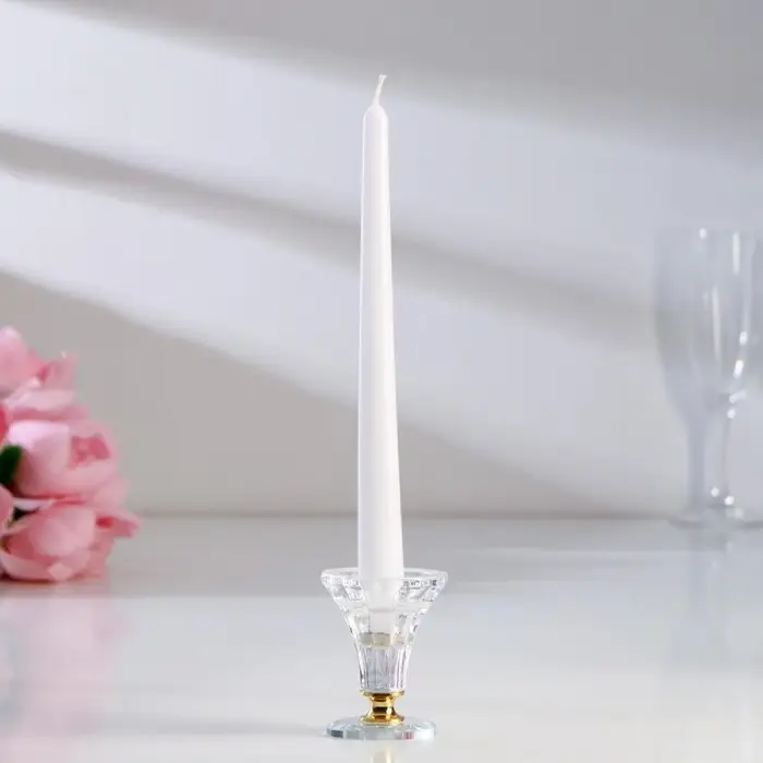 Свечи античные, 2,3х 24,5 см, 5 ч, 55 г, разноцветные