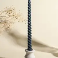 Набор свечей витых, 2х25 см, 4 шт, палитра серого 25,5х8,8х2,4 см