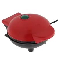 Электровафельница WV-01, 350 Вт, венские вафли, антипригарное покрытие, красная