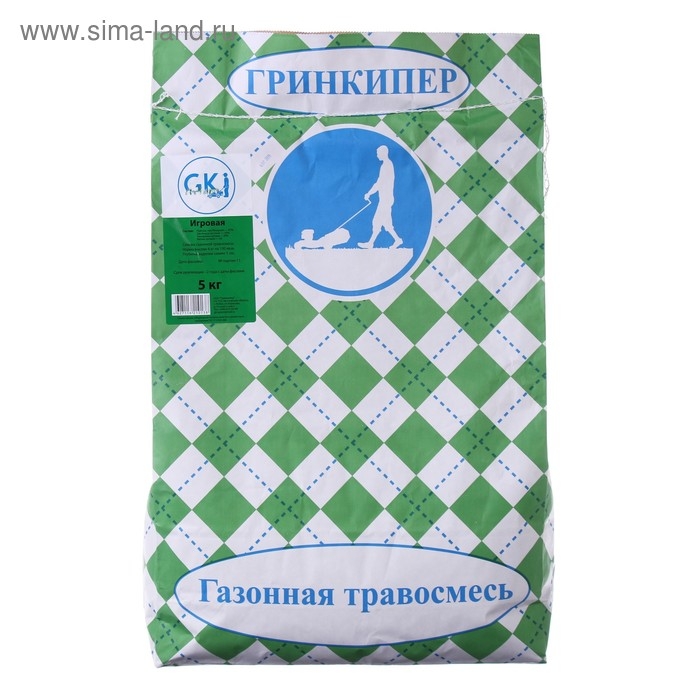 Газонная травосмесь "Гринкипер" "Игровая", 5 кг