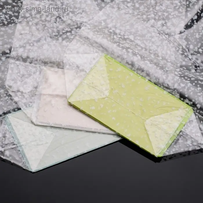 Пакет "Подарочный", с жестким дном, МИКС, 7 х 11 х 50 см