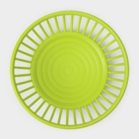 Фруктовница Доляна &laquo;Дискарт&raquo;, пластик, 21.5&times;6.7 см, зелёная