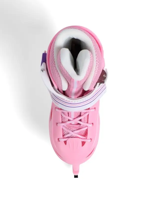 Коньки детские раздвижные BlackAqua, р. 34-37, для фитнеса, розовые