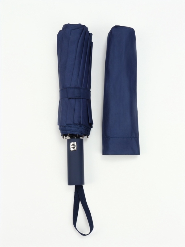 Зонт автоматический &laquo;Однотон&raquo;, эпонж, 3 сложения, 12 спиц, R = 54/58 см, D = 116 см, цвет МИКС