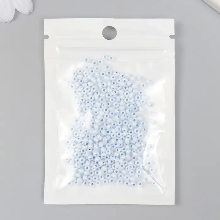 Бисер стекло 8/0 "Цветная серединка. Небесный" 10 гр