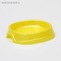 Миска №1 "Нулевка" 200 мл, 13,5 х 12,5 х 3 см, желтый перламутр