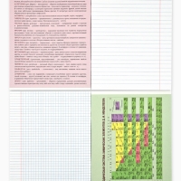 Набор тетрадей 48 листов, 10 предметов, внутренний блок №1 &laquo;Градиент&raquo; ТВИН лак, уф лак