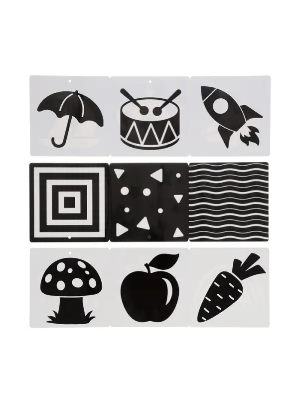 Набор картонных книжек-гармошек "Смотри, малыш!", 6 шт.