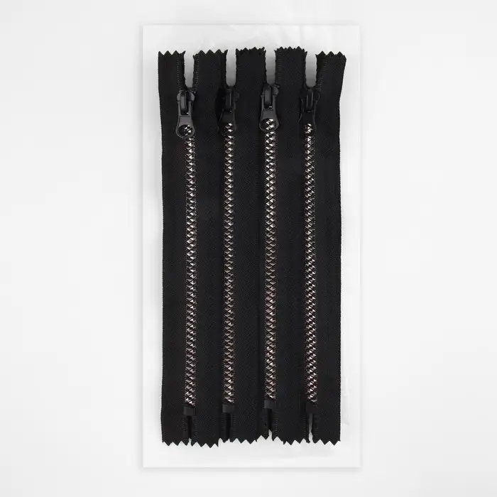 Молния &laquo;Трактор&raquo;, №5, неразъёмная, замок автомат, 18 см, чёрная