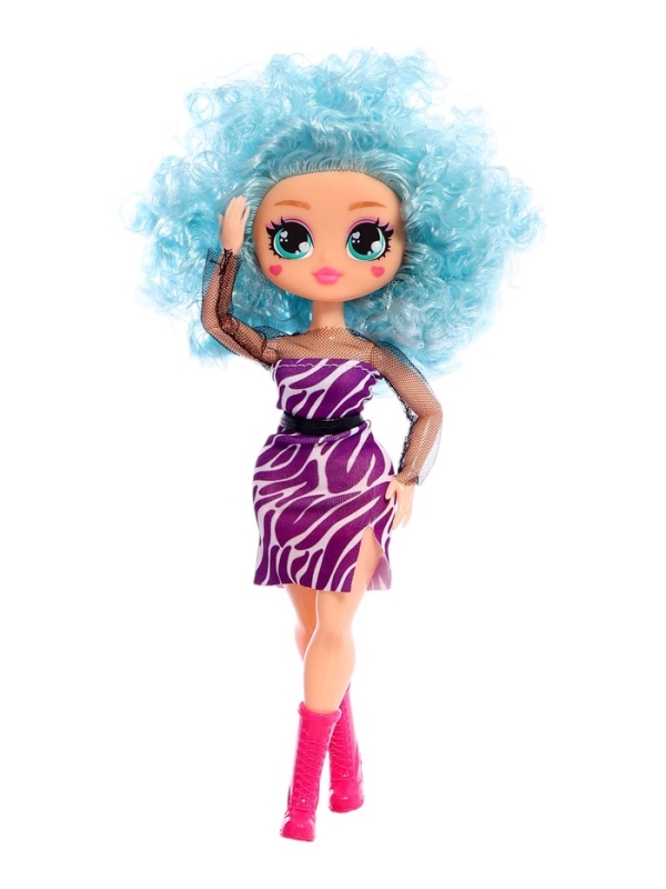 Кукла &laquo;Кудряшка Рина&raquo;, шарниры в руках, голубой