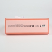 Складная коробка для цветов с окном &laquo;Цвети от счастья&raquo;, персиковая, 16 х 27 х 9 см