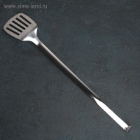 Лопатка из нержавеющей стали цельнотянутая, длина 48 см, толщина 3 мм, цвет серебряный