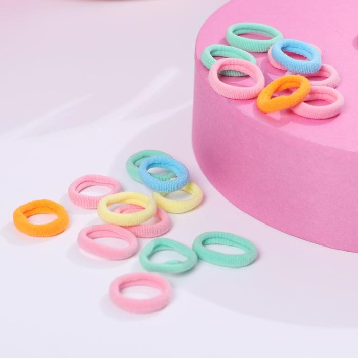 Резинки для волос &laquo;Махрушка&raquo;, лама, 50 шт.