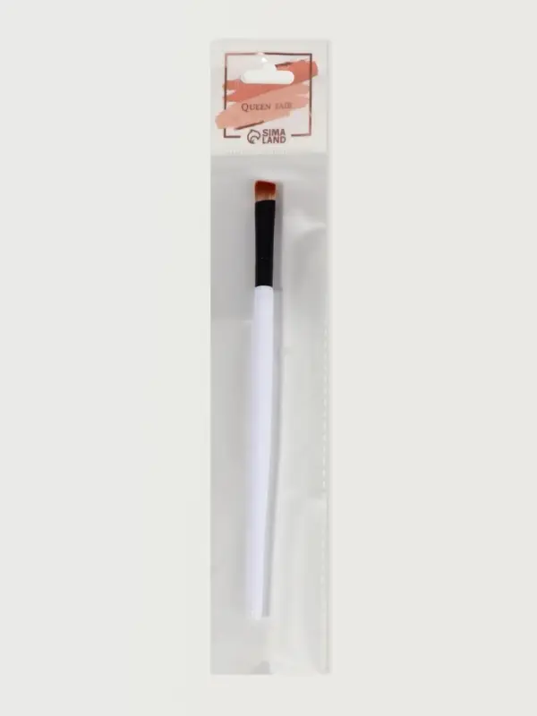 Кисть для макияжа, скошенная, 13.5 (&plusmn; 1) см, белая