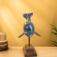 Сувенир на подставке "Дельфин" дерево 40х18х35 см