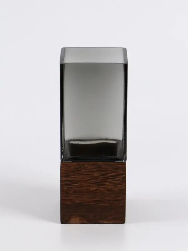 Ваза &laquo;Данте&raquo;, 20&times;8 см, стекло, серая