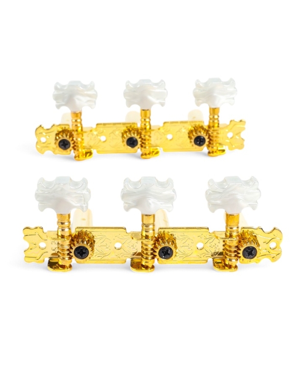 Комплект колковой механики Music Life белый с золотым