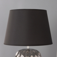 Настольная лампа "Лерой" 1х15Вт Е14 серебро 30х30х45см