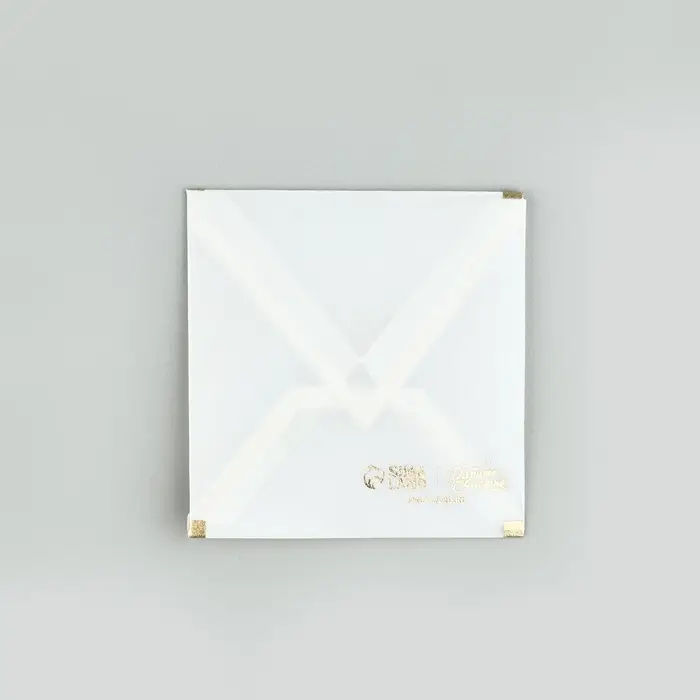 Открытка с конвертом &laquo;Сияй&raquo;, тиснение, 7 х 7 см